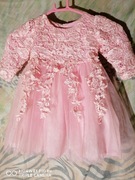 Sukienka z tiulem dla księżniczki 