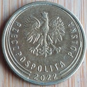 5 groszy 2022 MW (destrukt) 5 gr 2022 MW (2691)