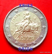2 Euro 2005 - Grecja  - Bogini  Europa - Stara Mapa EU. 