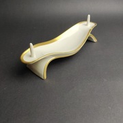 Unikatowy świecznik porcelanowy Alka Kunst - lata 60