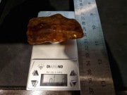 A2 BURSZTYN SUROWY Z MORZA NOWE BAŁTYCKI INKLUZJA 24 GRAM JANTAR 