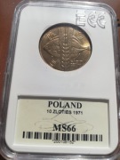 10 zł FAO 1971 MS66
