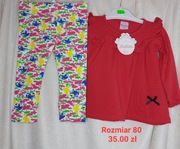 Komplet dla dziewczynki- rozmiar 80
