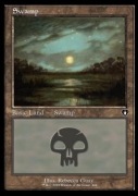 Swamp (V.2) FOIL (Commander Masters: Extras)