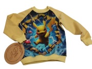 Śliczna bluza bawełniana Pokemon Pikachu 116