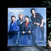 Bob Seger & The Silver Bullet Band Like a Rock 1986 VG+ Vinyl LP 12