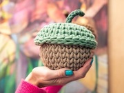 Żołądź, żółędź, żołędzie, dekoracja jesienna, nowy