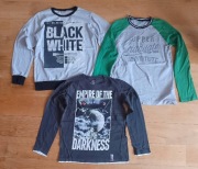 Koszulki młodzieżowe 3 sztuki firmy By.lid.ma.ro, United, X-mak rozmiar 152