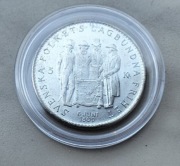 Szwecja 5 koron 1959 r Konstytucja Srebro 