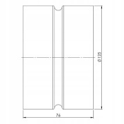 Mufa złączka mufowa wentylacja ze stali ocynkowanej średnica 125 mm