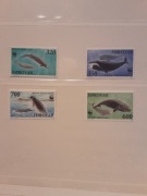 Dania Wyspy Owcze 1990  Mi 203-6  WWF seria delfiny czyste idealna