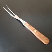 Vintage widelec do mięsa Dexter 28cm rączka palisander stan nowy vintage