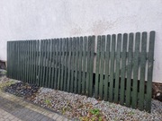 Brama drewniana wraz z furtką