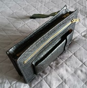 saszetka skórzana ze skóry naturalnej