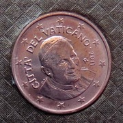WATYKAN 2011 1 CENT UNC !!!!!!!!!!