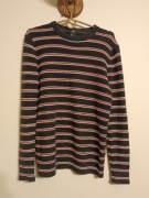 Męski sweter w paski H&M, rozmiar M