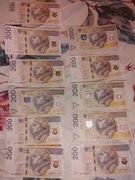 Banknot 200 zł, 666, 777, kolejne numery, 4444 itp
