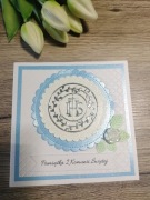 Ręcznie wykonana pamiątka komunii 