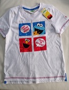 Koszulka T-shirt Ulicy Sezamkowej 122/128 cm nowy
