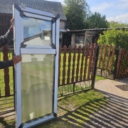 Nowe okno 3 szybowe z czarną ramką 