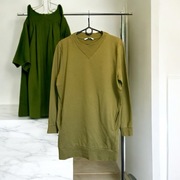 TU tunika bluza khaki L (14), z kieszeniami
