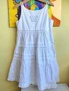 Sukienka 128 boho haft lato Tigerlily H&M na ramiączkach