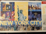 Puzzle 1000 elementów neon color line new york city
