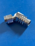 Łącznik kątowy 110 st, stały, do węża LP / II st.