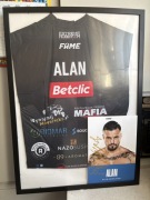 Koszulka oraz karta z gali Fame MMA-22–Alan Kwieciński-Dla Piotrusia 
