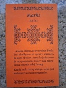 Karol Marks - Myśli. Biblioteczka Aforystów