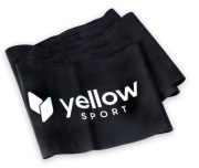 Taśma do ćwiczeń czarna guma oporowa yellowFLAT band opór 12-15 kg