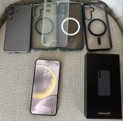 Samsung Galaxy S24 128GB Czarny | Jak nowy | Gwarancja | 5 etui + szkło