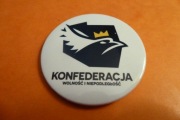 Konfederacja Button Przypinka Polityka Partia Wybory Sejm