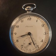 Radziecki zegarek kieszonkowy "Mołnia"