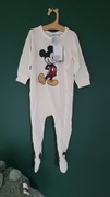 H&M pajacyk bawełniany piżama myszka miki 80cm 