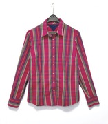 Koszula W Kratę Bawełniana Różowa Tommy Hilfiger |R. S/M