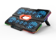 PODSTAWKA PODKŁADKA CHŁODZĄCA POD LAPTOP-A 12-17' 10xWentylator wyświetlacz