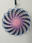 Łapacz snów Spiral ombre szydełko mandala 