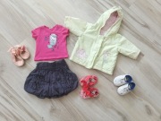 Zestaw ubrań dla dziewczynki 0-3 miesiące