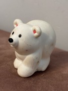 Figurka Vintage Fisher Price Little People Polar Bear Zoo Ark Animal 2001