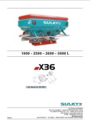 Katalog części SULKY X 36