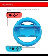 Kontroler kierownica do Nintendo switch koło 2 sztuki 