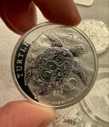 Srebrna moneta Żółw szylkretowy 2 oz 2 uncje 2024