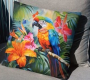 Poszewka na poduszkę z Papugami