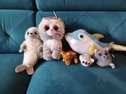 Plecak Ty Beanies  foka wieloryb złote  oczka