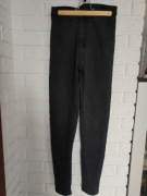 Sinsay Jeansowe ciemnoszare spodnie 36 S_38 M