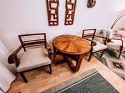 Fotele mahoniowe Art Deco