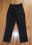 czarne spodnie z wysokim stanem monnari st bdb xs