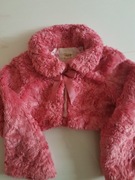 Futerko sztuczne różowe bolerko 11,12 lat r.ok152