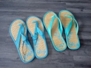 sandały japonki roz 41-42 dwie pary jedne używane